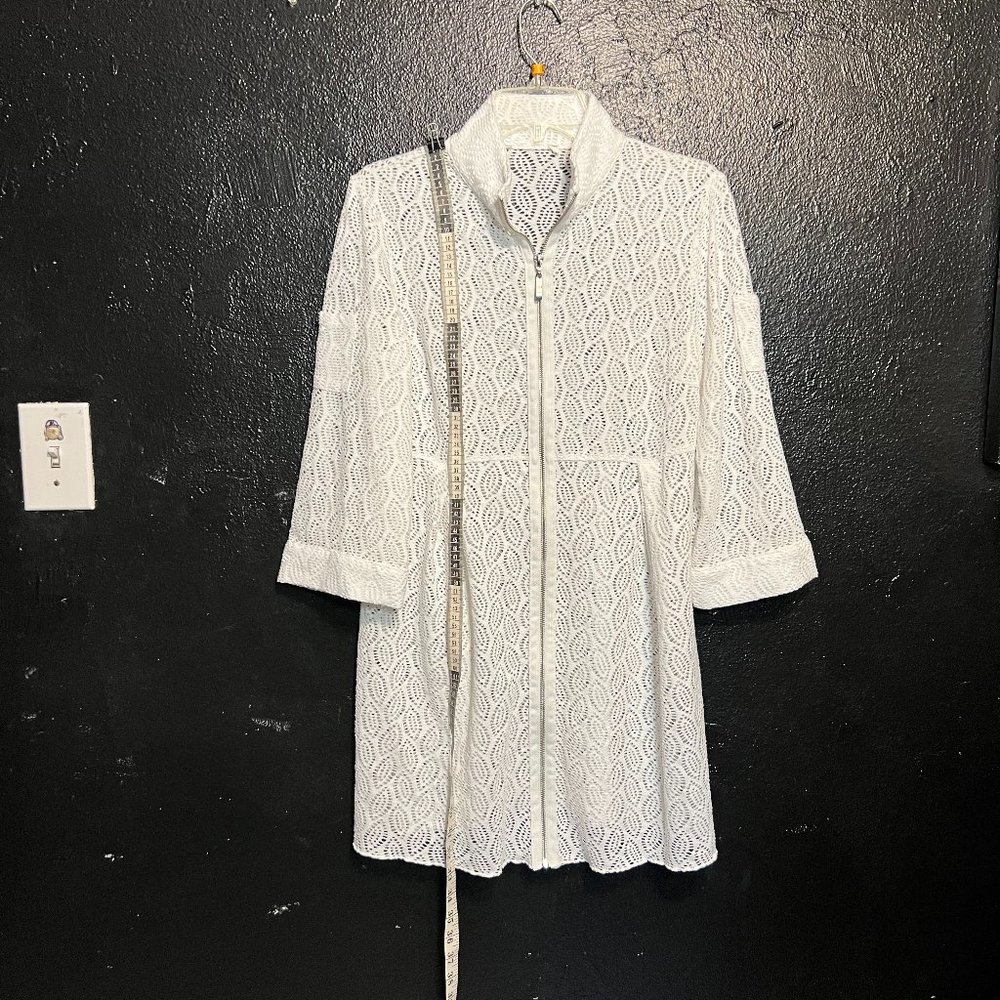 Coverup white Lace dress size M